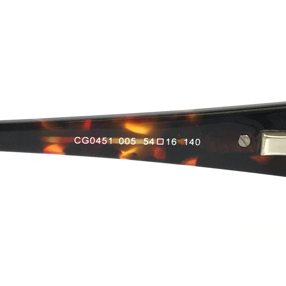 Covergirl Eyeglasses Frames CG0451 005 Black Brown Rectangle Full Rim 54-16-140
